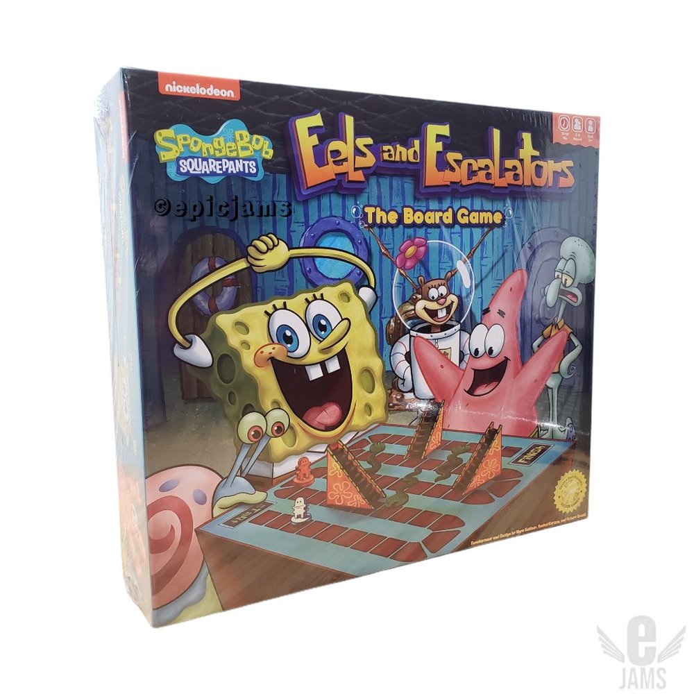 SpongeBob SquarePants Eels And Escalators The Board Game - Exclusive New